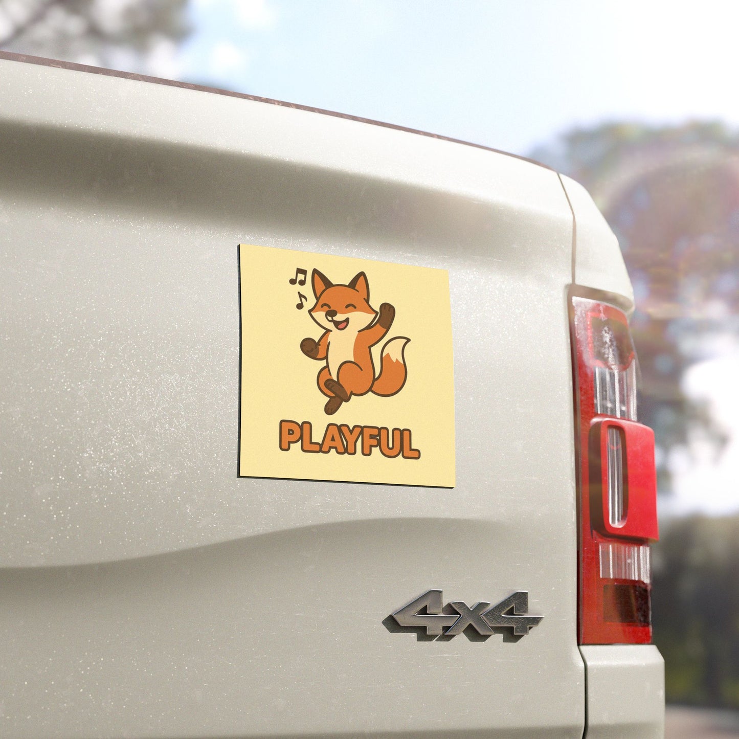 Playful Fox Car Magnet- For the Joy Bringers and Everyday Adventurers