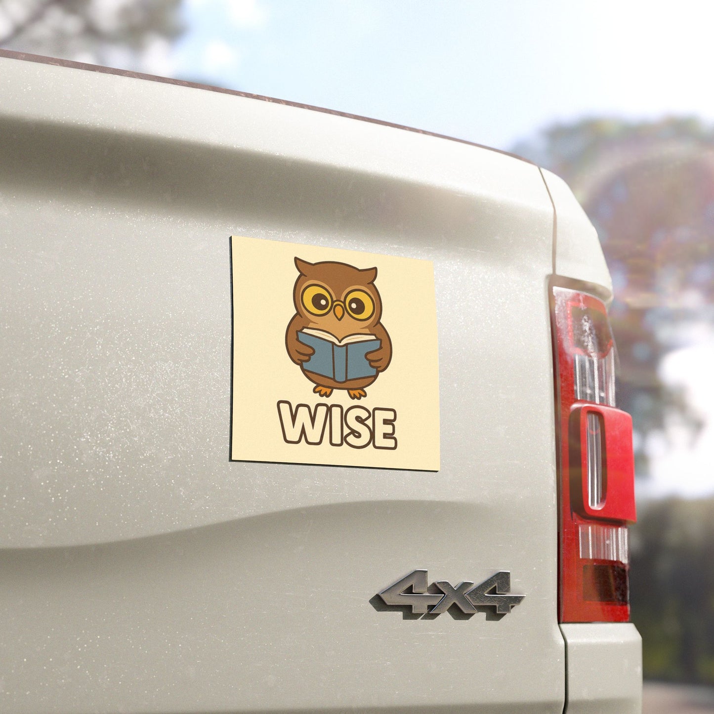 Wise Owl Car Magnet - For Thinkers, Teachers, and Lifelong Learners