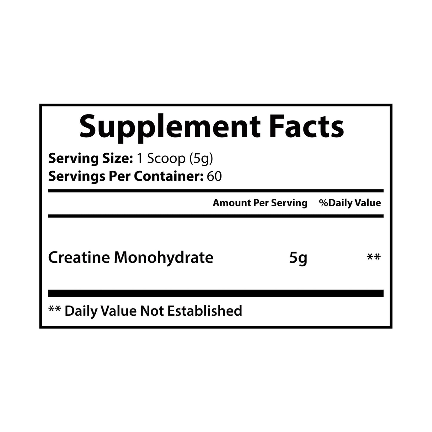 Base Layer Creatine Monohydrate Supplement (300g, 10.58oz)