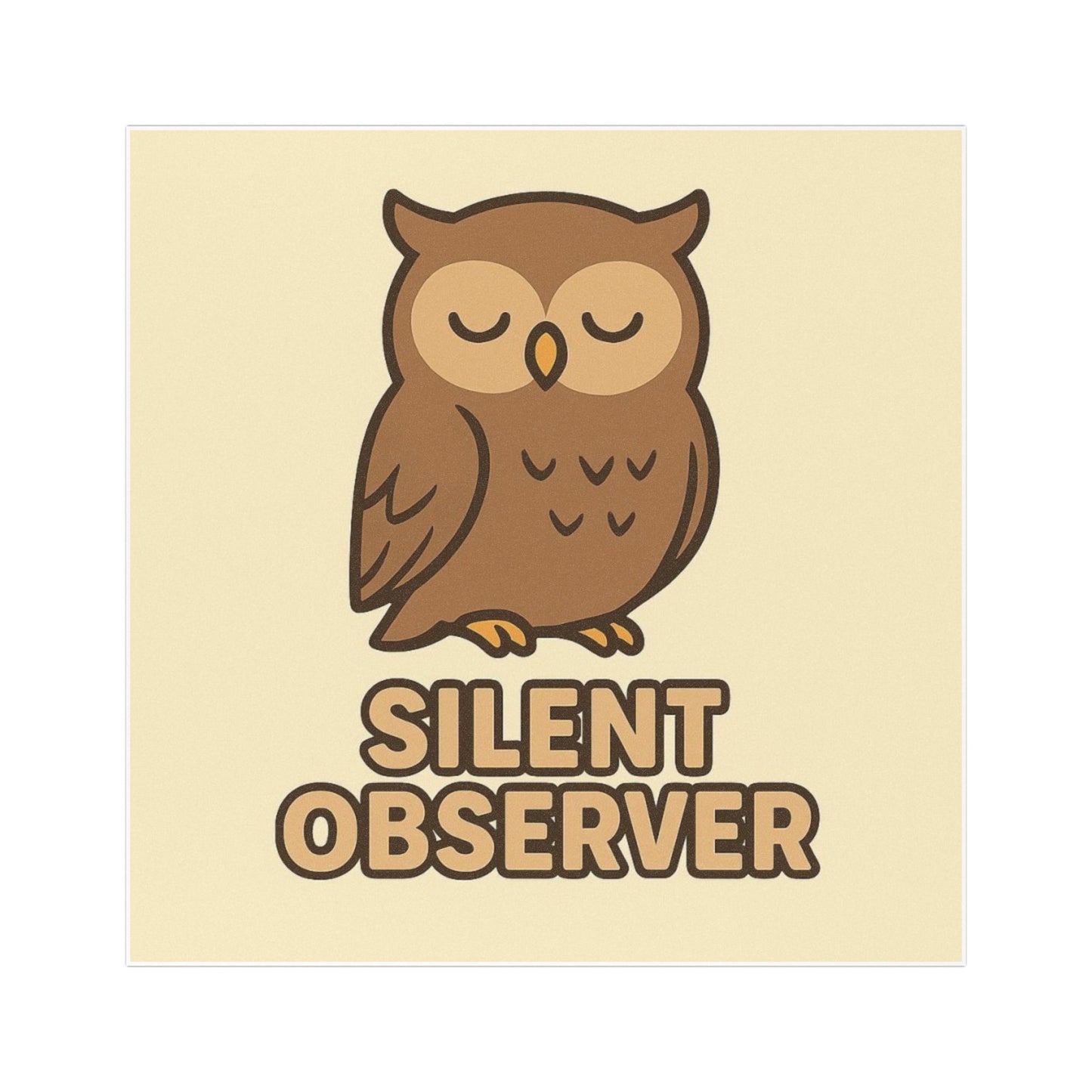 Silent Observer  Owl- Car Magnet  For the Calm, Aware, and Insightful