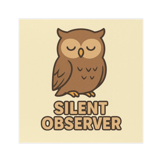 Silent Observer  Owl- Car Magnet  For the Calm, Aware, and Insightful