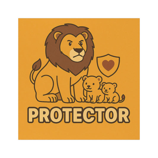Protector Lion Car Magnet-For Those Born to Guard, Guide, and Stand Unshaken.
