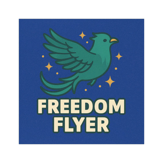 Freedom Flyer  Quetzal Car Magnet —For Boundless Freedom and Vibrant Life