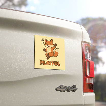 Playful Fox Car Magnet- For the Joy Bringers and Everyday Adventurers