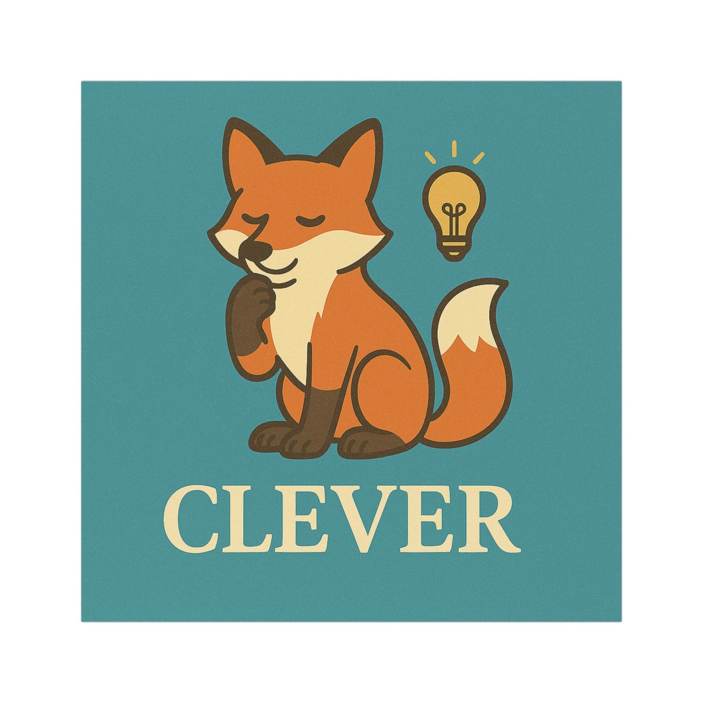 Clever Fox Car Magnet-  For the Thinkers, Strategists, and Quiet Innovators