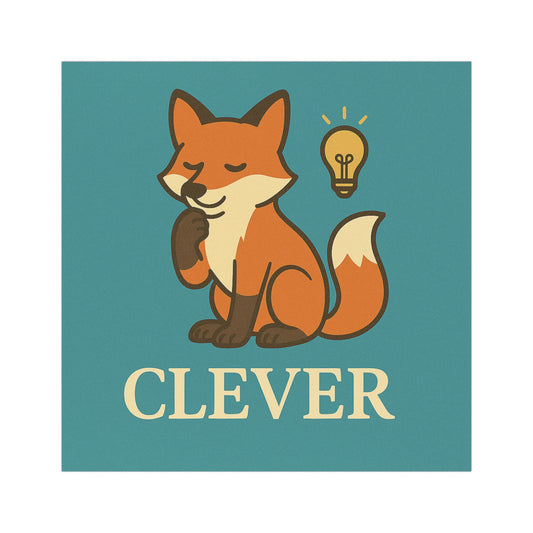 Clever Fox Car Magnet-  For the Thinkers, Strategists, and Quiet Innovators
