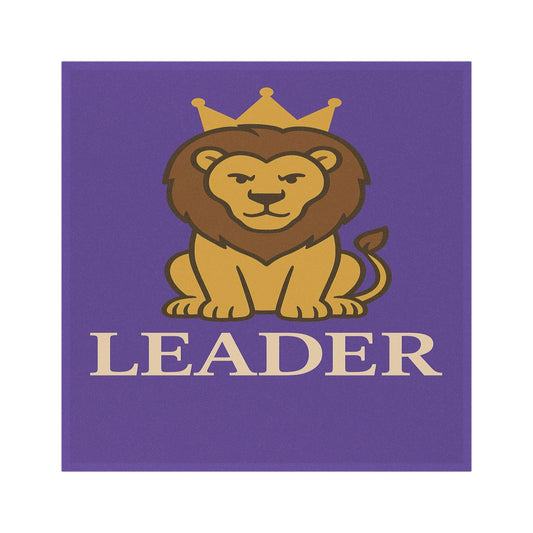 Leader Lion Car Magnet -For Those Who Lead Without Asking for Permission