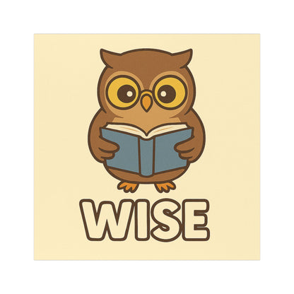 Wise Owl Car Magnet - For Thinkers, Teachers, and Lifelong Learners