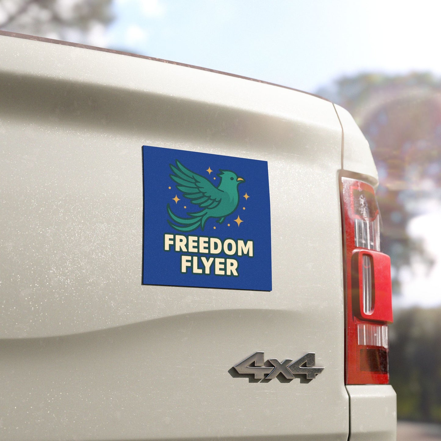 Freedom Flyer  Quetzal Car Magnet —For Boundless Freedom and Vibrant Life