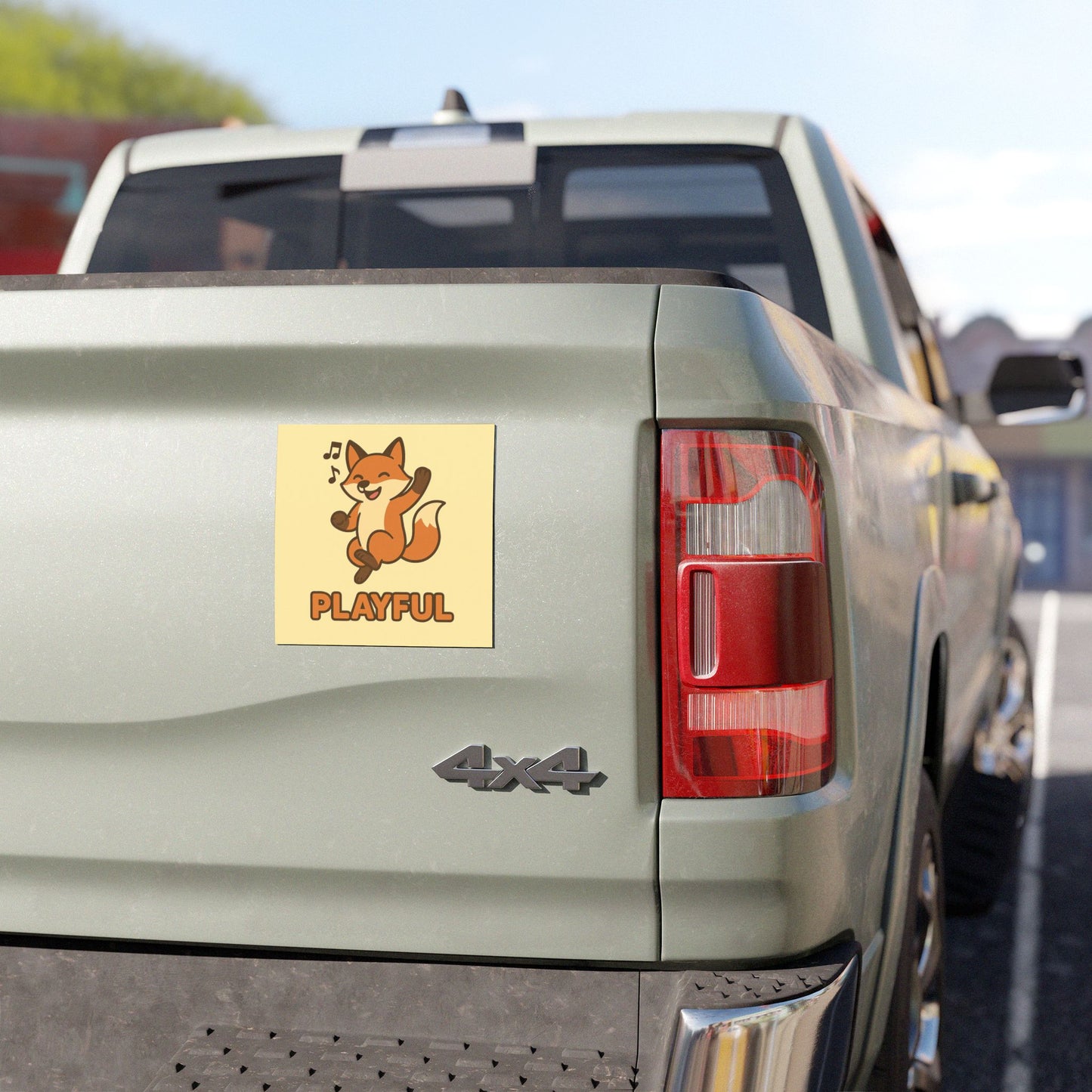 Playful Fox Car Magnet- For the Joy Bringers and Everyday Adventurers