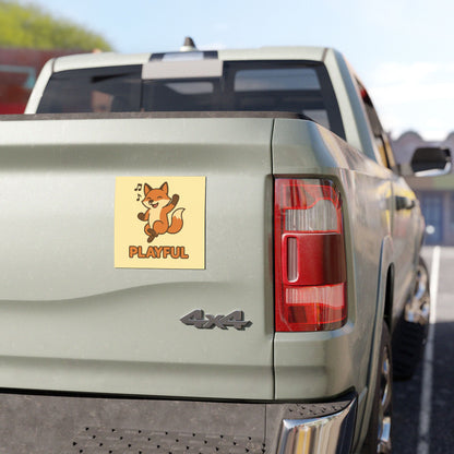 Playful Fox Car Magnet- For the Joy Bringers and Everyday Adventurers