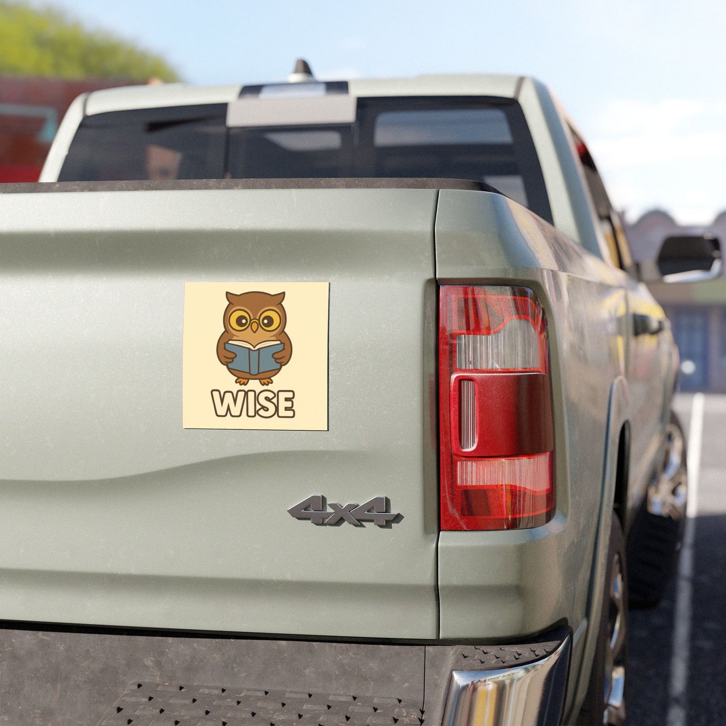 Wise Owl Car Magnet - For Thinkers, Teachers, and Lifelong Learners